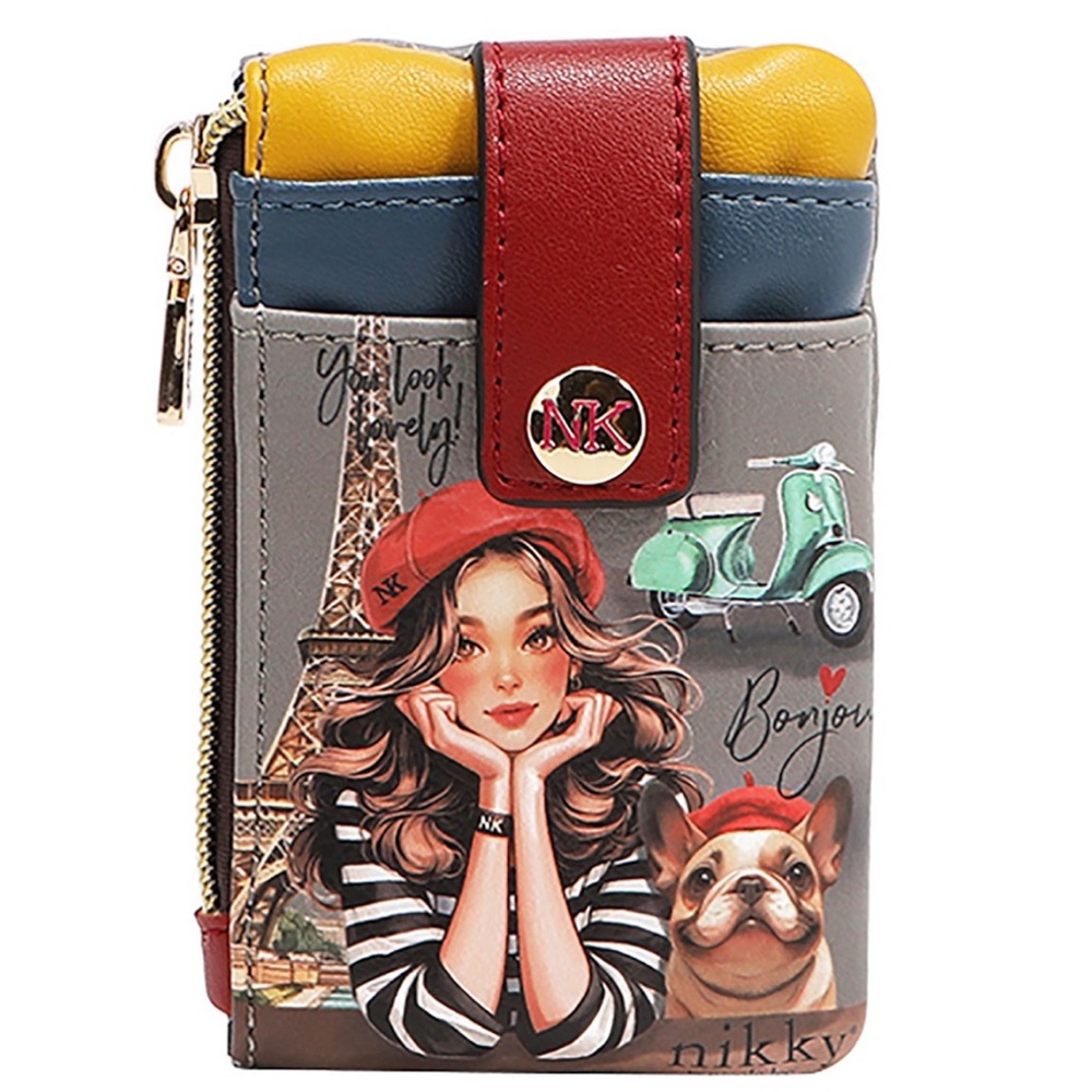 NWT Nicole Lee Meant To Love You Double Zip Coin Purse